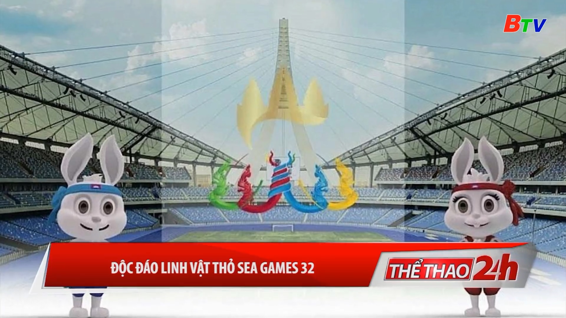 Độc đáo linh vật Thỏ SEA Games 32